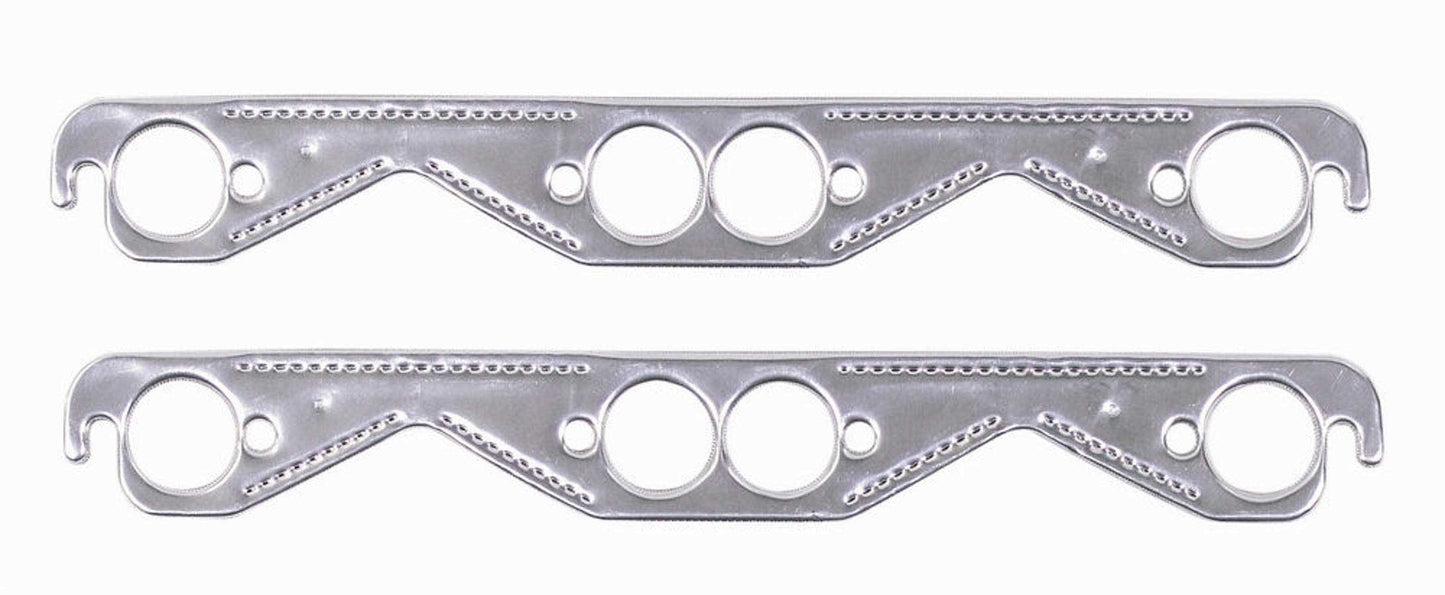 Mr. Gasket Alum SBC Exhaust Gasket Round Port MPN MRG7402G For Chevy