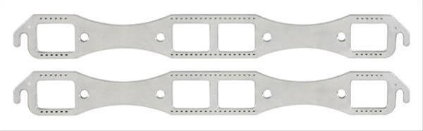 Mr. Gasket Alum. Exhaust Gasket Set BBM w/Rect. Ports MPN MRG7430G For Mopar B / RB-Series