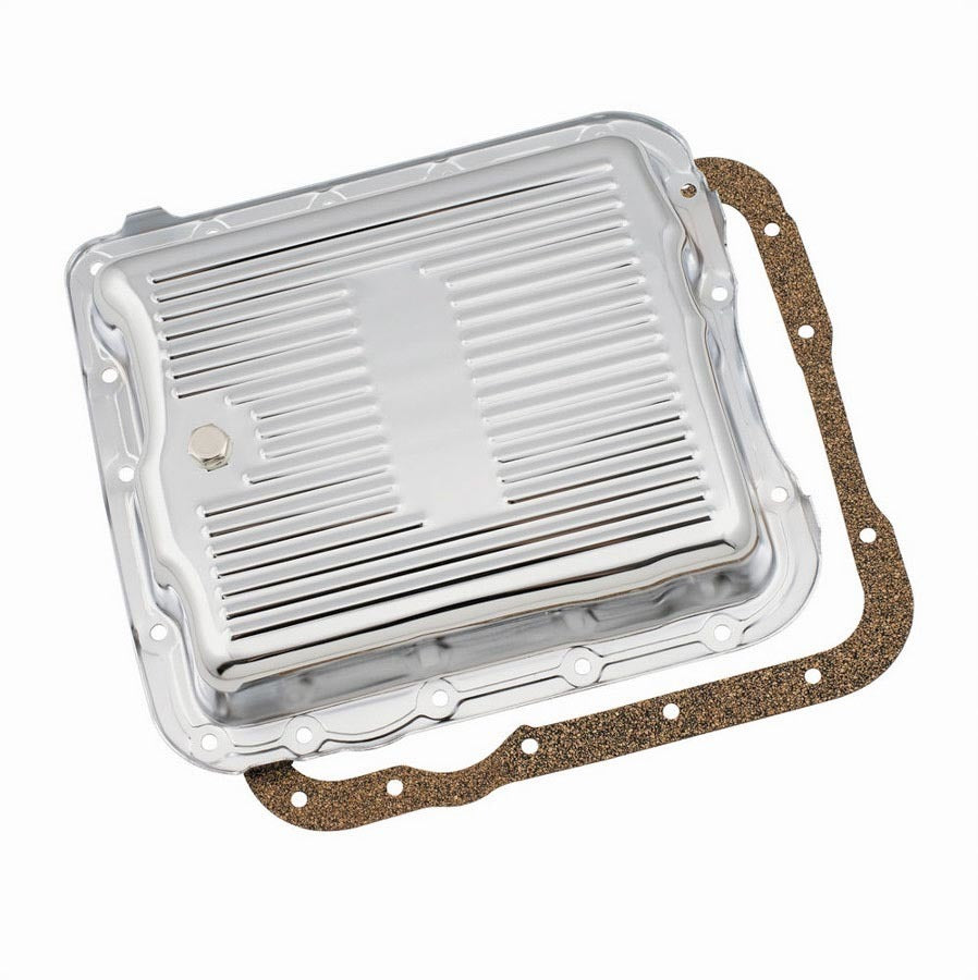 Mr. Gasket 700R4 Chrome Trans. Pan Stock Depth MPN MRG9732