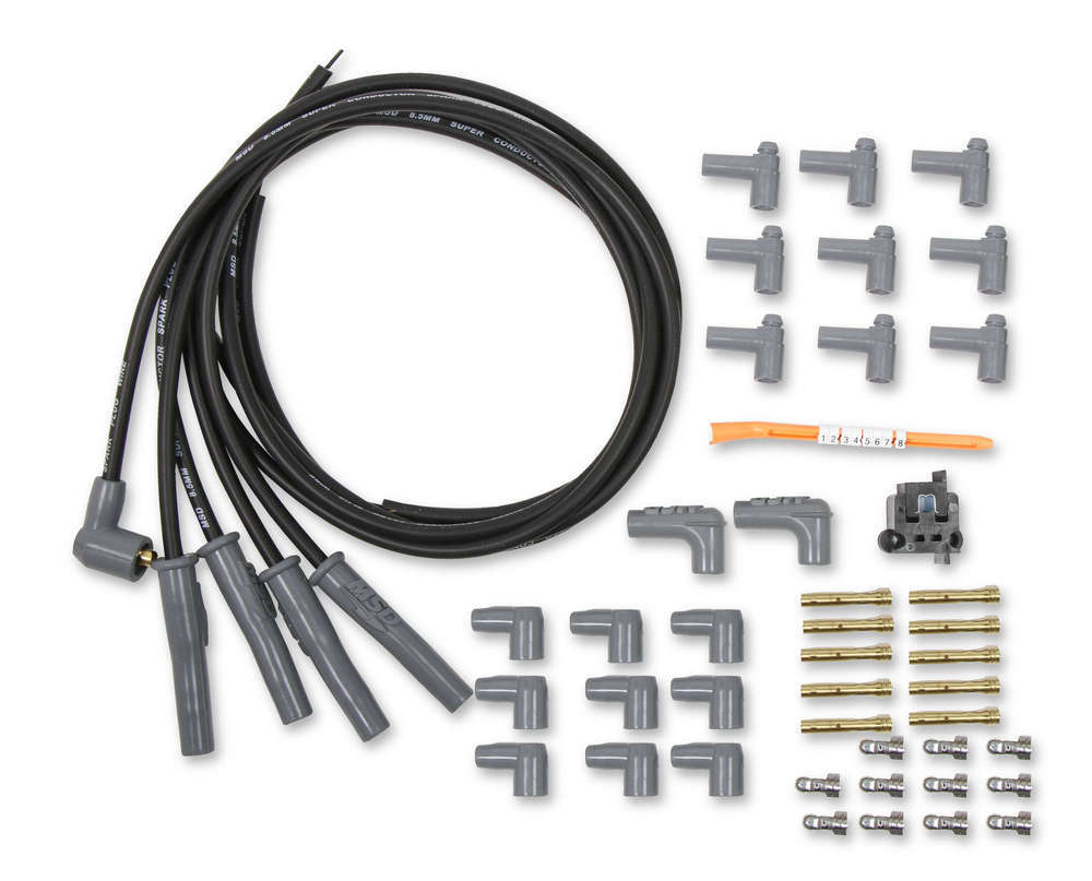 Msd Ignition Spark Plug Wire Set 4cyl Universal MPN MSD31153