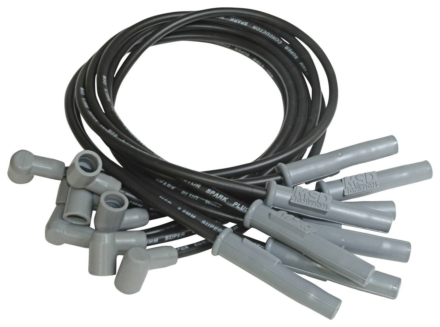 Msd Ignition 8.5MM Spark Plug Wire Set - Black MPN MSD31373 For Chevy