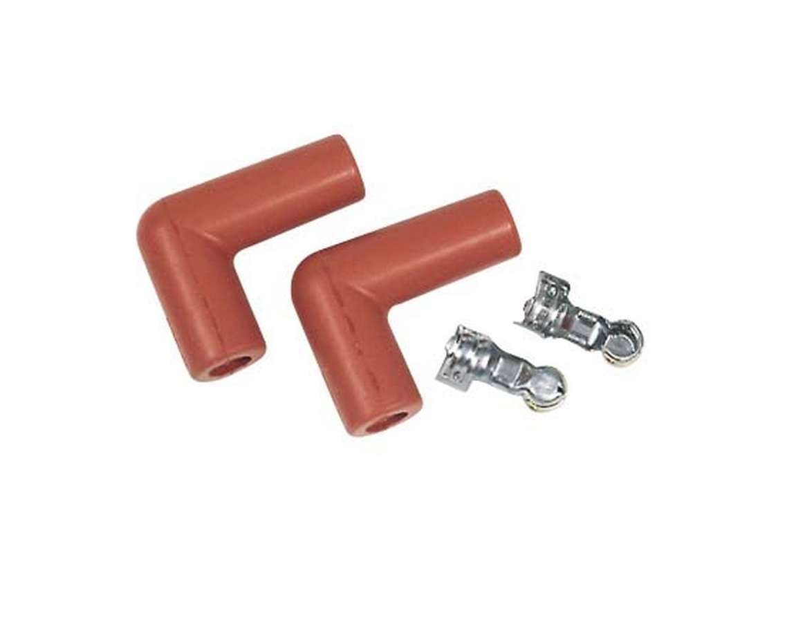 Msd Ignition 90 Deg Spark Plug Boots 1pr. MSD3325