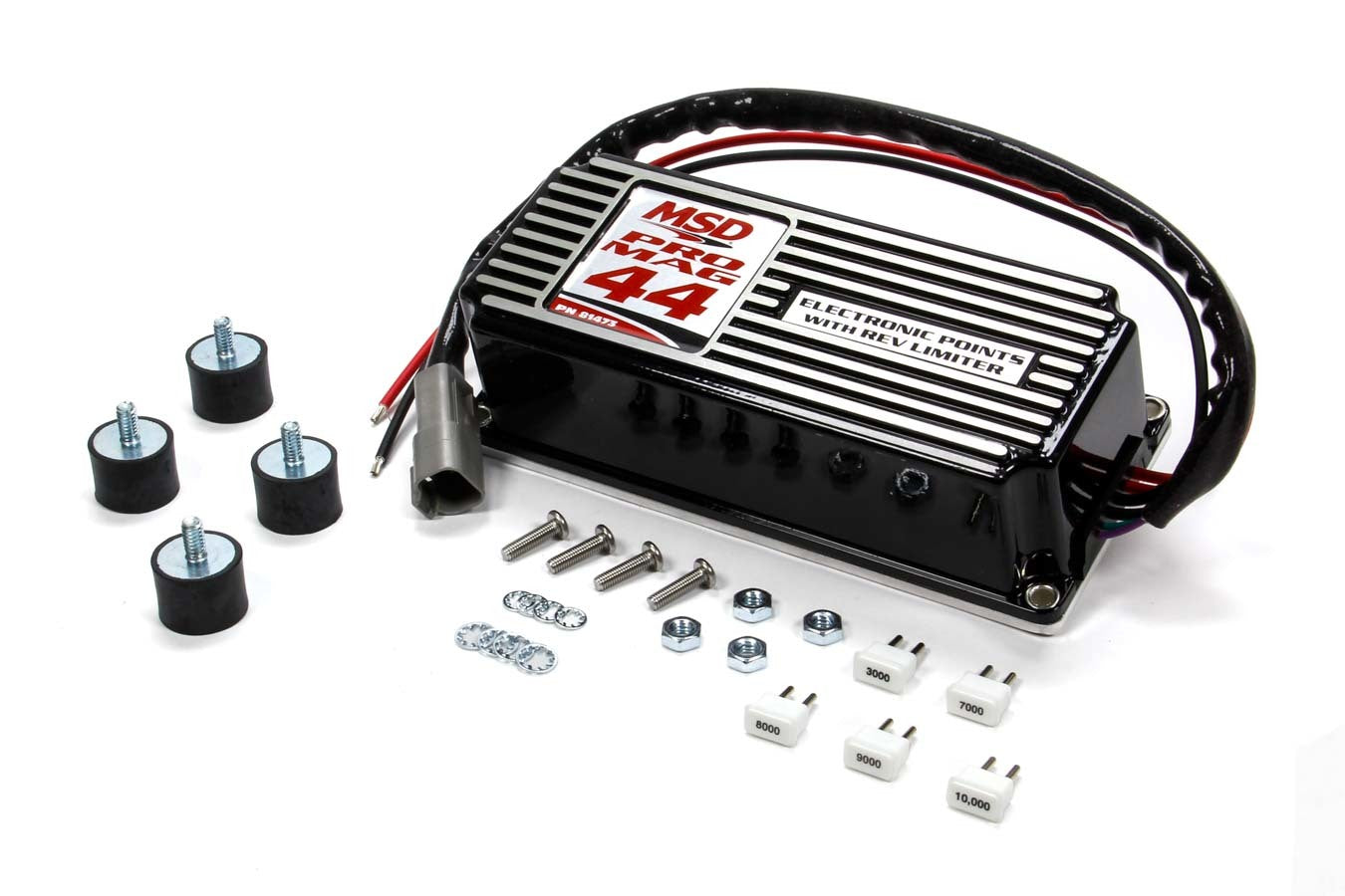 Msd Ignition Pro Mag 44 Box w/Rev Limit Black MPN MSD81473