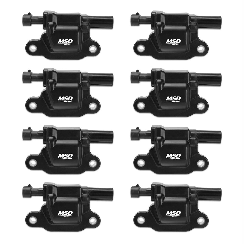 Msd Ignition GM LS Coils 8-pk 99-08 Trucks - Black MPN MSD826583 For GM LS-Series