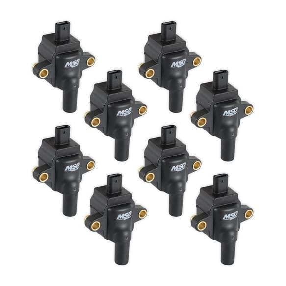 Msd Ignition Coil Ford Godzilla 7.3L 8-Pack Black MPN MSD828383 For Ford Fullsize Truck 2020-23