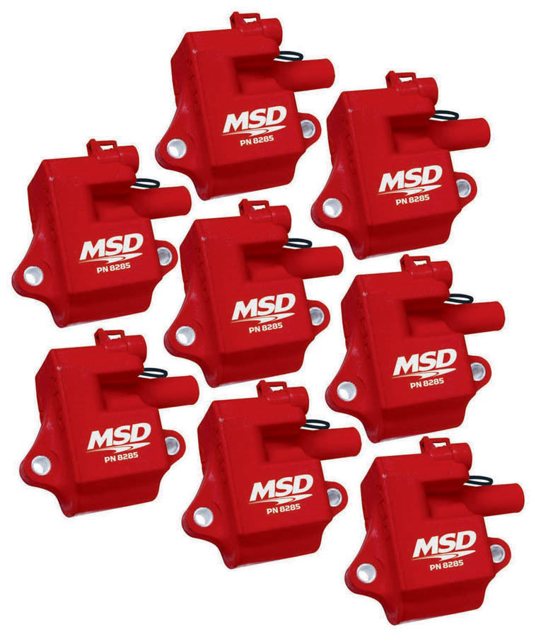 Msd Ignition GM LS Series Coils - (8) (LS-1/6) MPN MSD82858 For GM LS-Series