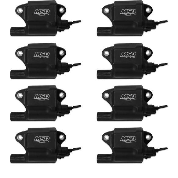 Msd Ignition Coils 8pk GM LS Series LS2/LS7 BLack MPN MSD828783 For GM LS-Series