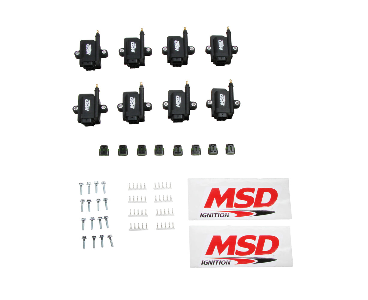 Msd Ignition MSD Smart Ing Coils 8pk - Black MPN MSD82893-8 CTS