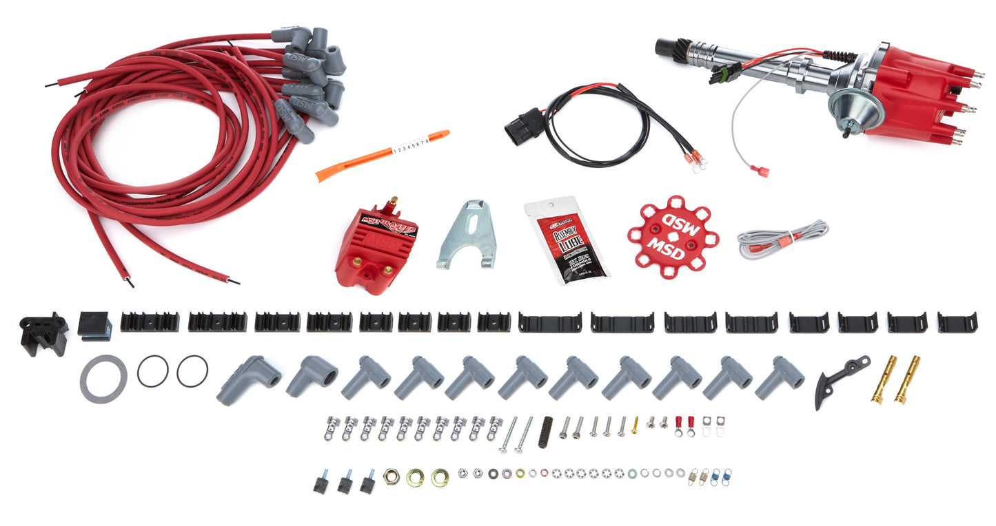 Msd Ignition Chevy V8 Crate Engine RTR Dist. Ignition Kit MPN MSD84741 For Chevy