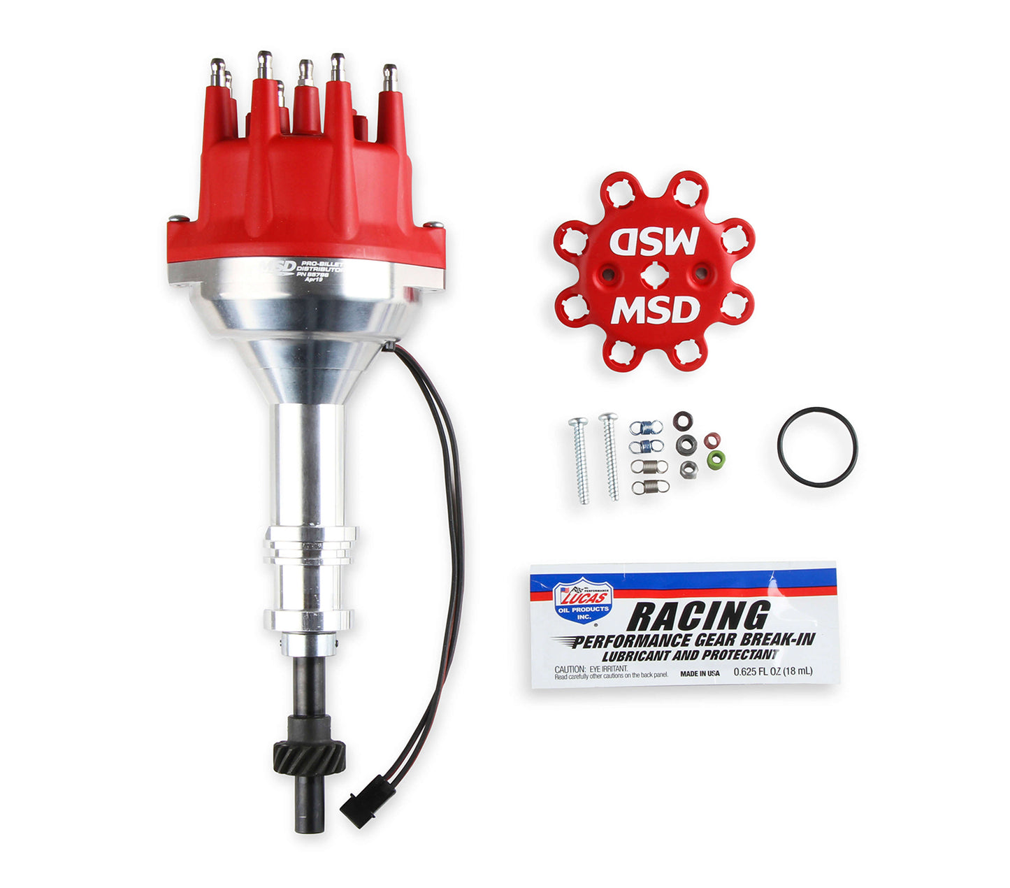 Msd Ignition Billet Distributor SBF 351W w/Small Cap MPN MSD85786 For Ford Pickup