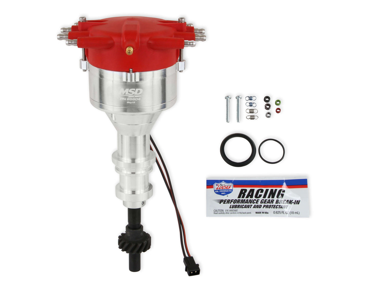 Msd Ignition BBF Billet Distributor w/Low Profile Crab Cap MPN MSD85804 For Ford Cleveland, Pickup