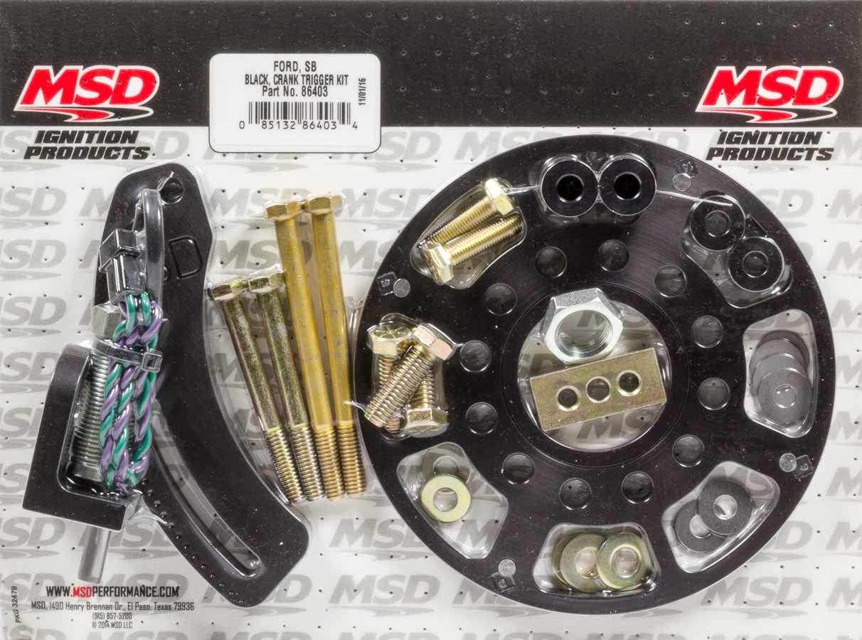 Msd Ignition SBF Crank Trigger Kit Black MPN MSD86403 For Ford Pickup