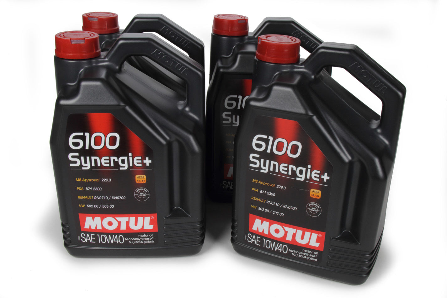 Motul Usa 6100 Synergie 10w40 Oil Case 4 x 5 Liters MTL108647-4
