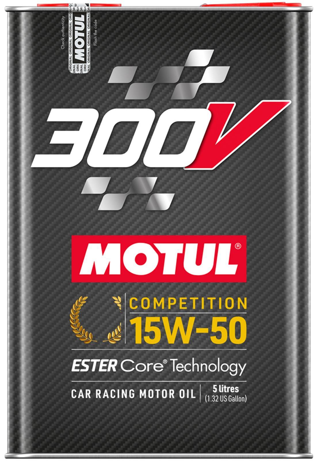 Motul Usa 300V Competition Oil 15w50 Case 4 x 5 Liter MPN MTL110861-4