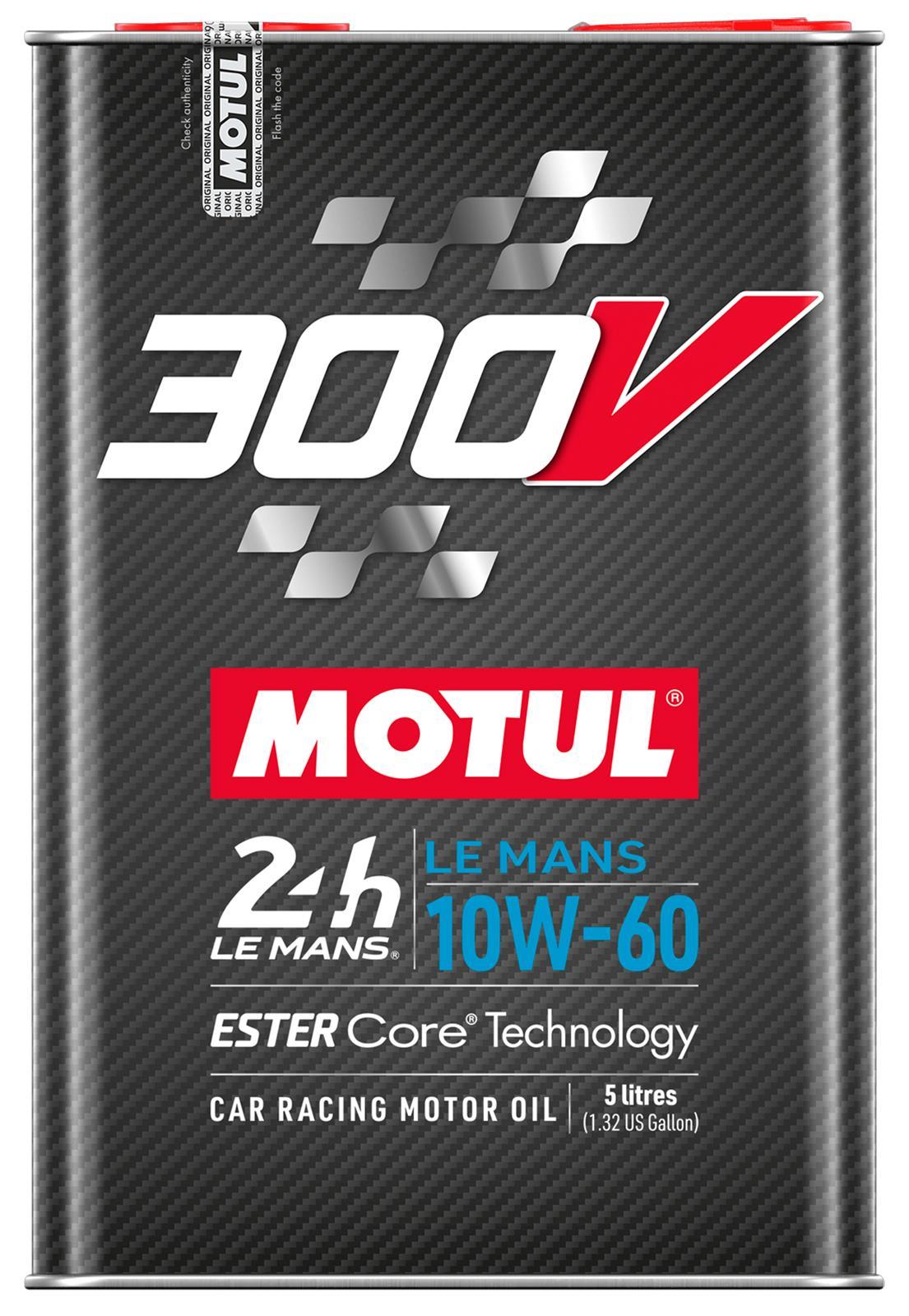 Motul Usa 300V LE Mans OIl 10w60 Case 4 x 5 Liter MPN MTL110865-4