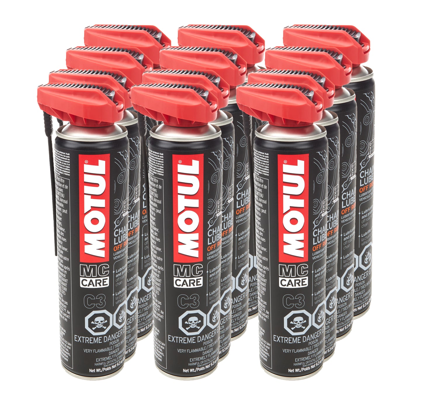 Motul Usa C3 Chain Lube Case 12 x 9.3 Ounces MPN MTL111820-12