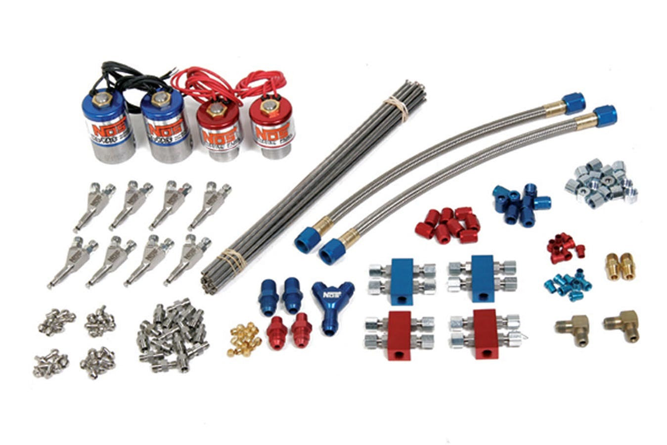 Nitrous Oxide Systems Pro Shot Fogger Nitrous Kit w/Super A Nozzles MPN NOS02464