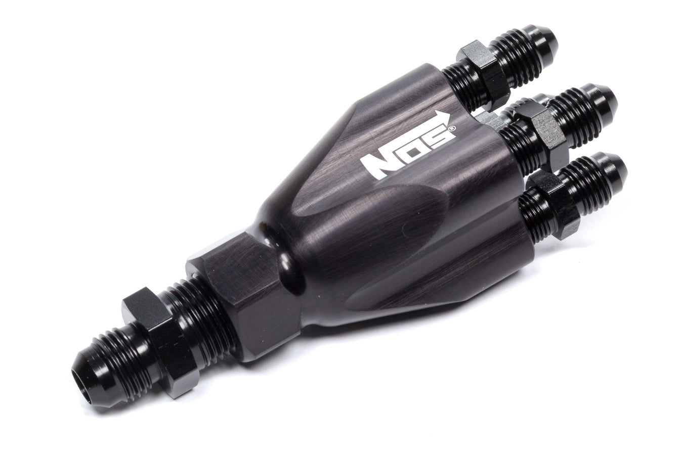 Nitrous Oxide Systems Showerhead Distribution Block w/Fittings Black MPN NOS16752