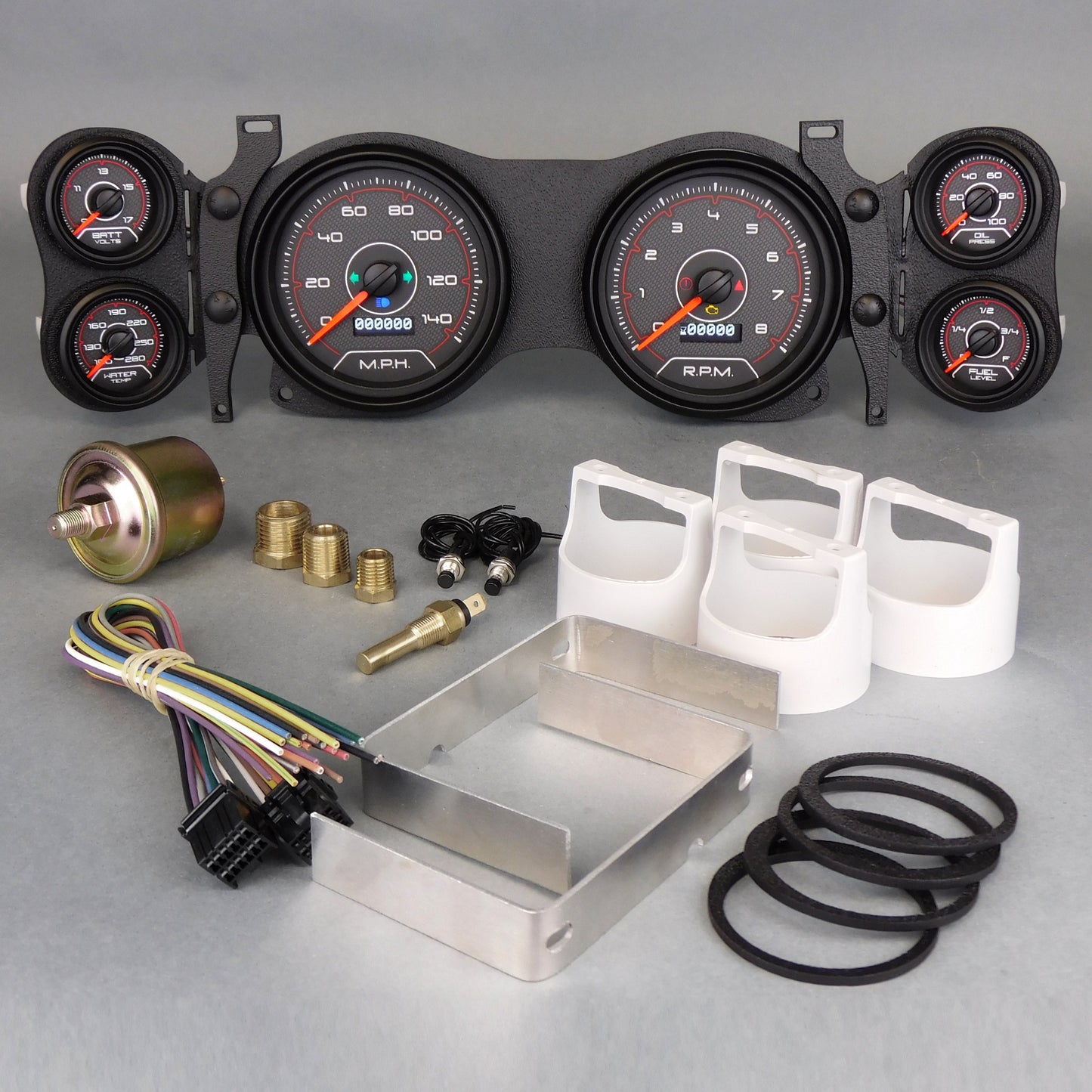New Vintage Usa Gauge Kit Camaro 70-78 CFR Red MPN NVG20670-01 For GM F-Body 1970-78