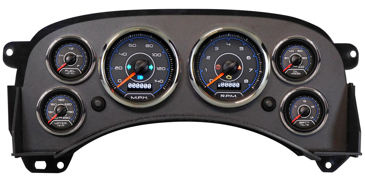 New Vintage USA Gauge Kit GM Truck 99-06 CFR Blue NVG99601-05