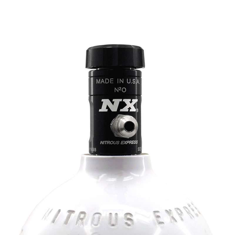 Nitrous Express Bottle Valve - Chrome 3/4 Thread Motorcycle NXS11698