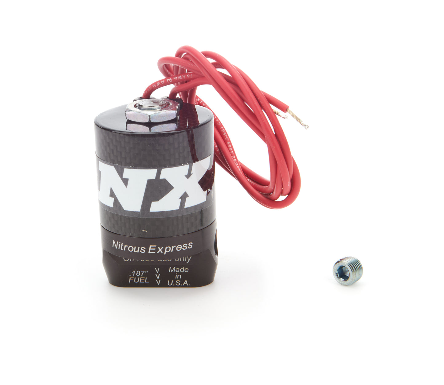 Nitrous Express Lightning Stage 6 Gas Solenoid- .187in Orific MPN NXS15201L