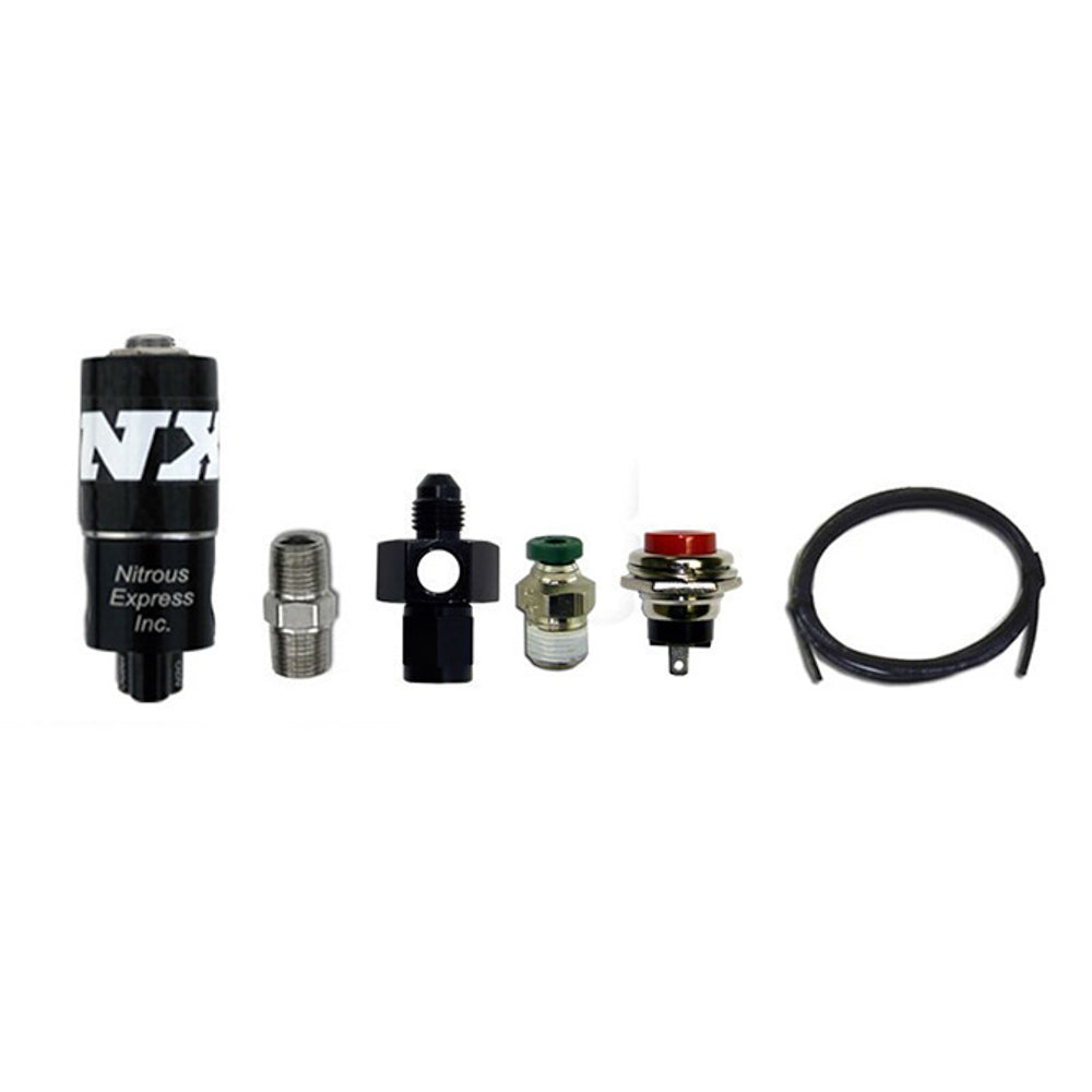 Nitrous Express Nitrous Purge Valve Kit 4an w/Poly Line NXS15598