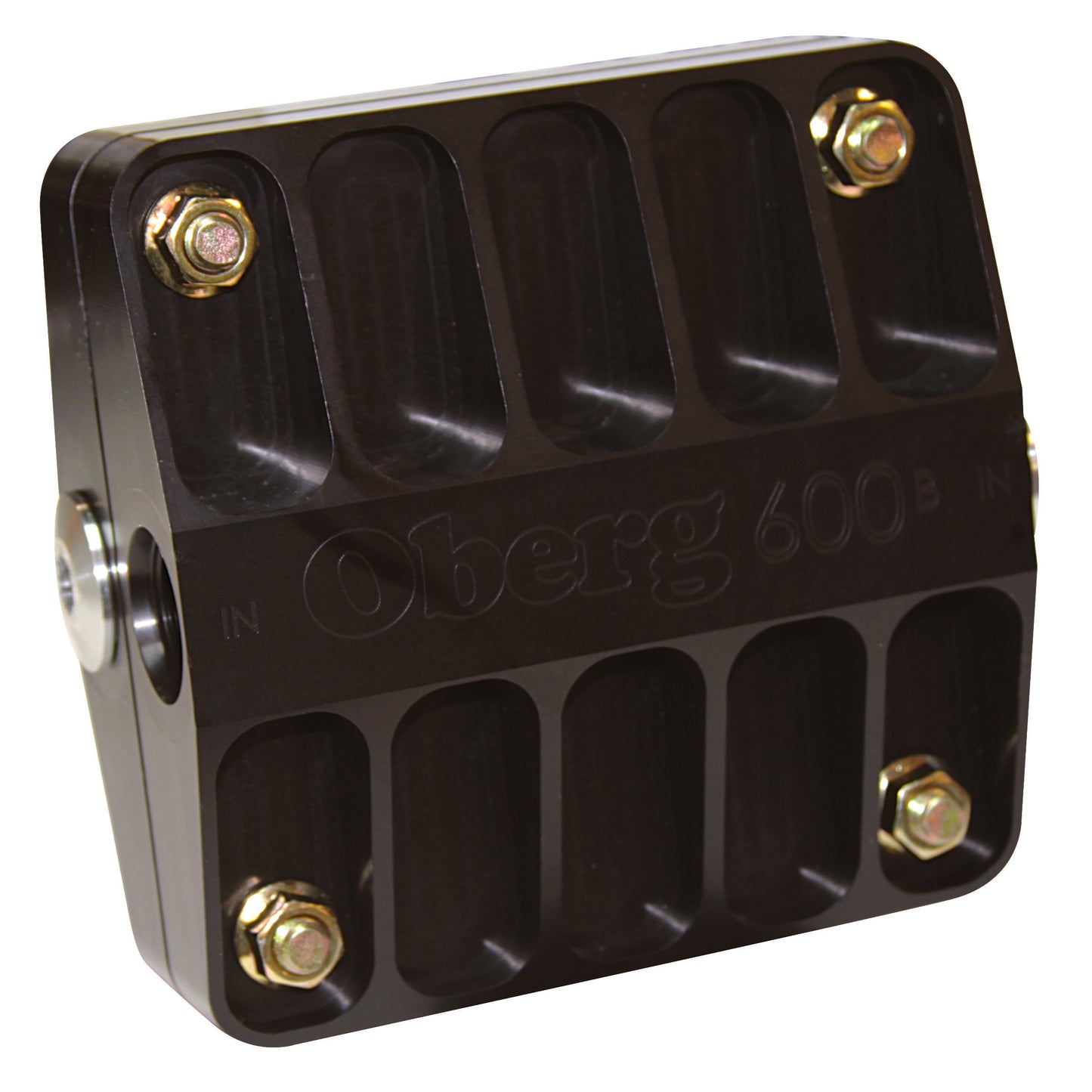 Oberg Filters 6in Billet Filter w/60 Micron Screen - Black MPN OBE6060-BLK
