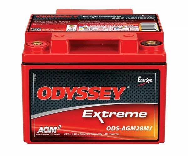 Odyssey Battery Battery 330CCA/480CA M6 Female Terminal MPN ODYODS-AGM28MJ For GM
