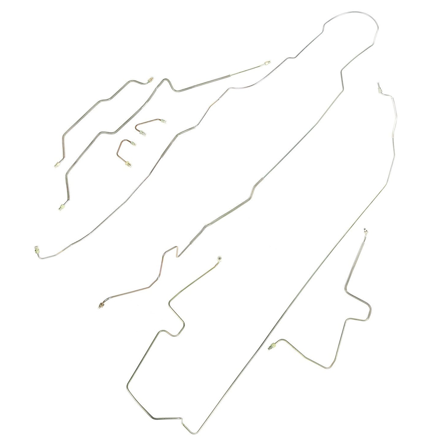 Omix-Ada Full Brake Line Set Non -ABS; 97-06 Jeep Wrangle OMI16737.51