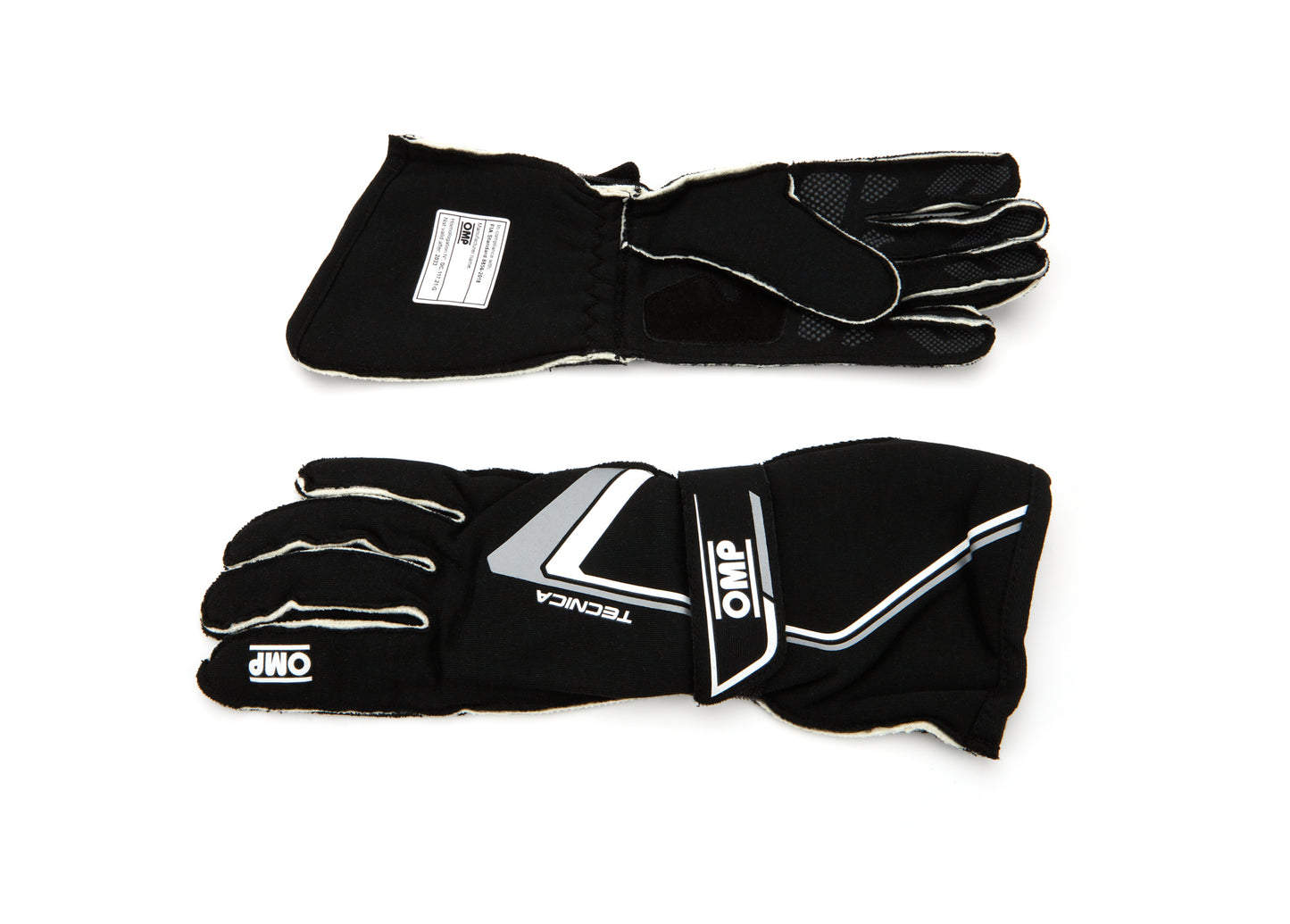 Omp Racing, Inc. Tecnica Gloves Black And White Large MPN OMPIB0-0772-A01-071-L