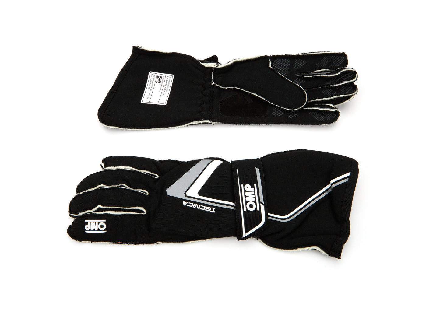 Omp Racing, Inc. Tecnica Gloves Black And White X Large MPN OMPIB0-0772-A01-071-XL