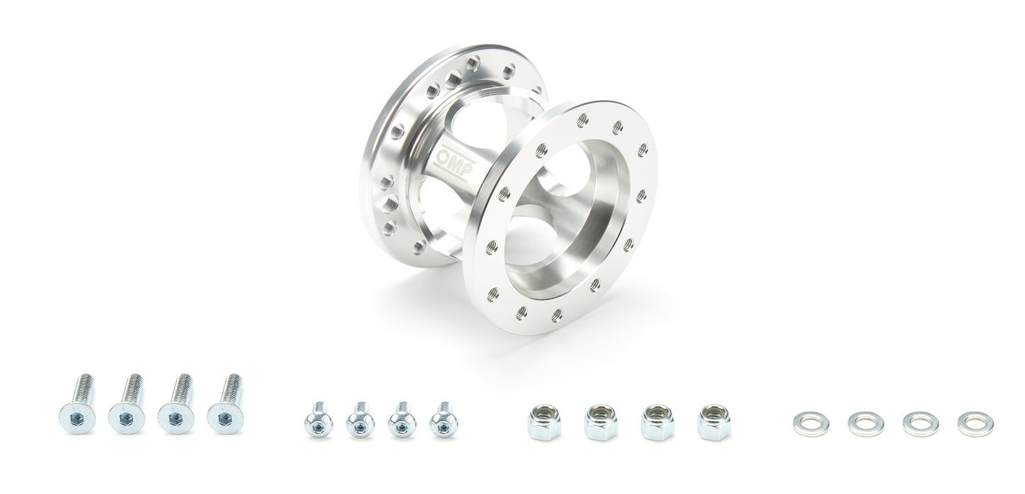 Omp Racing, Inc. Steering Wheel Spacer Fixed Silver OMPOS0-0023-081