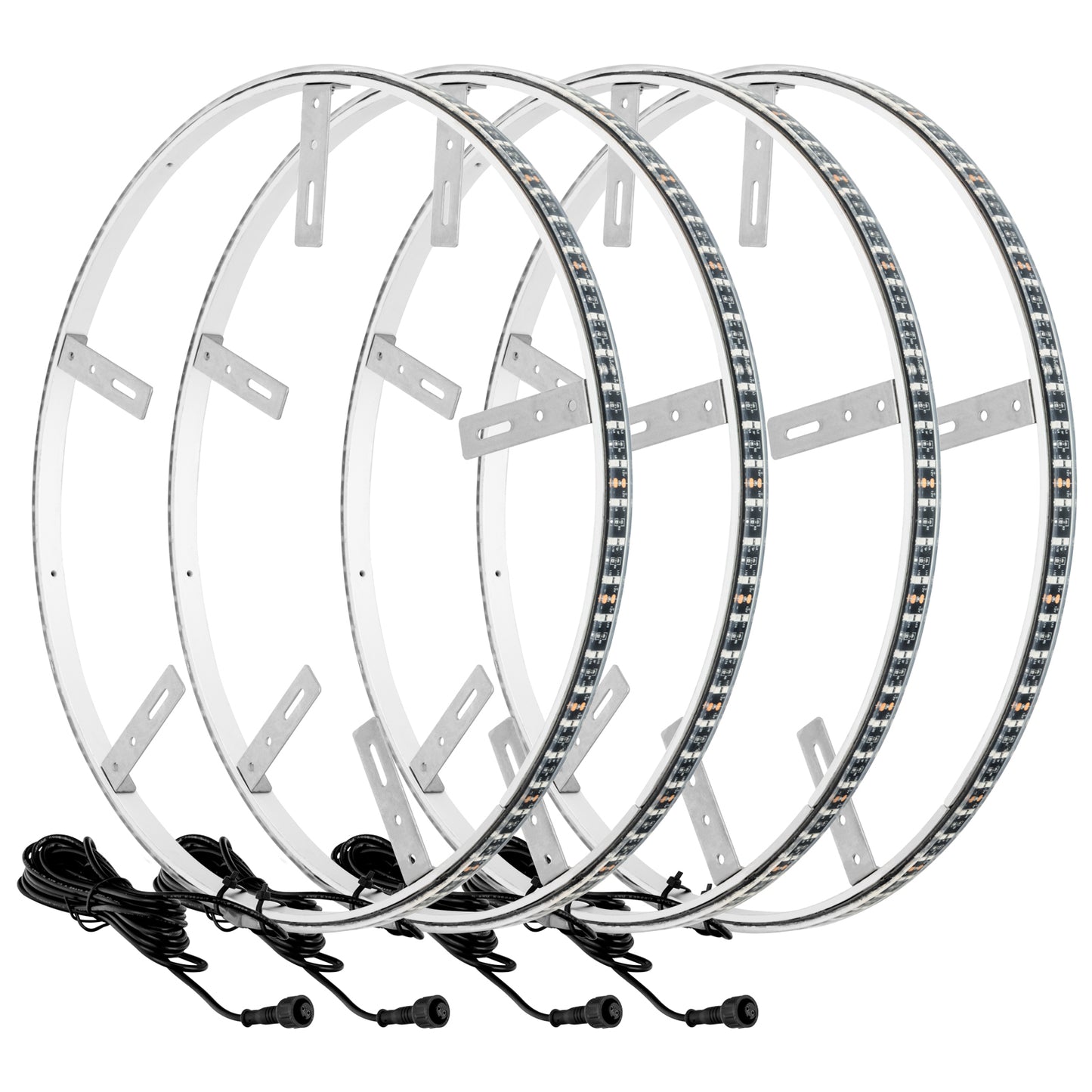 Oracle Lighting LED Light Wheel Rings White MPN ORA4228-001