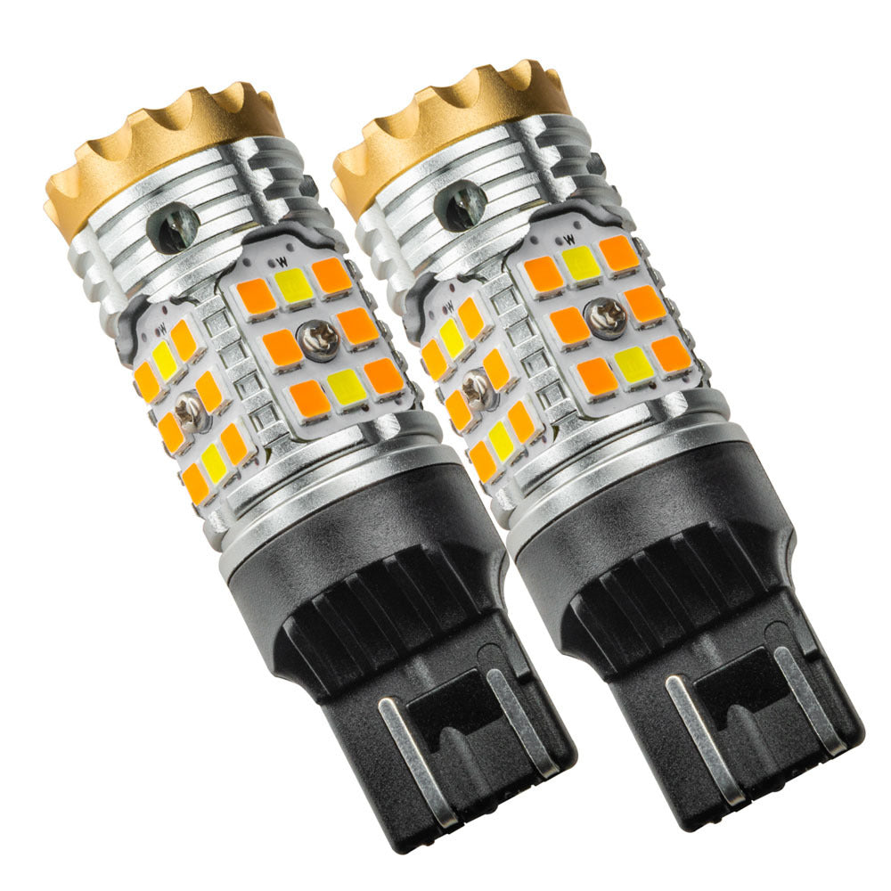 Oracle Lighting 7443-CK LED Bulb Pair Switchback High Output MPN ORA5111-023