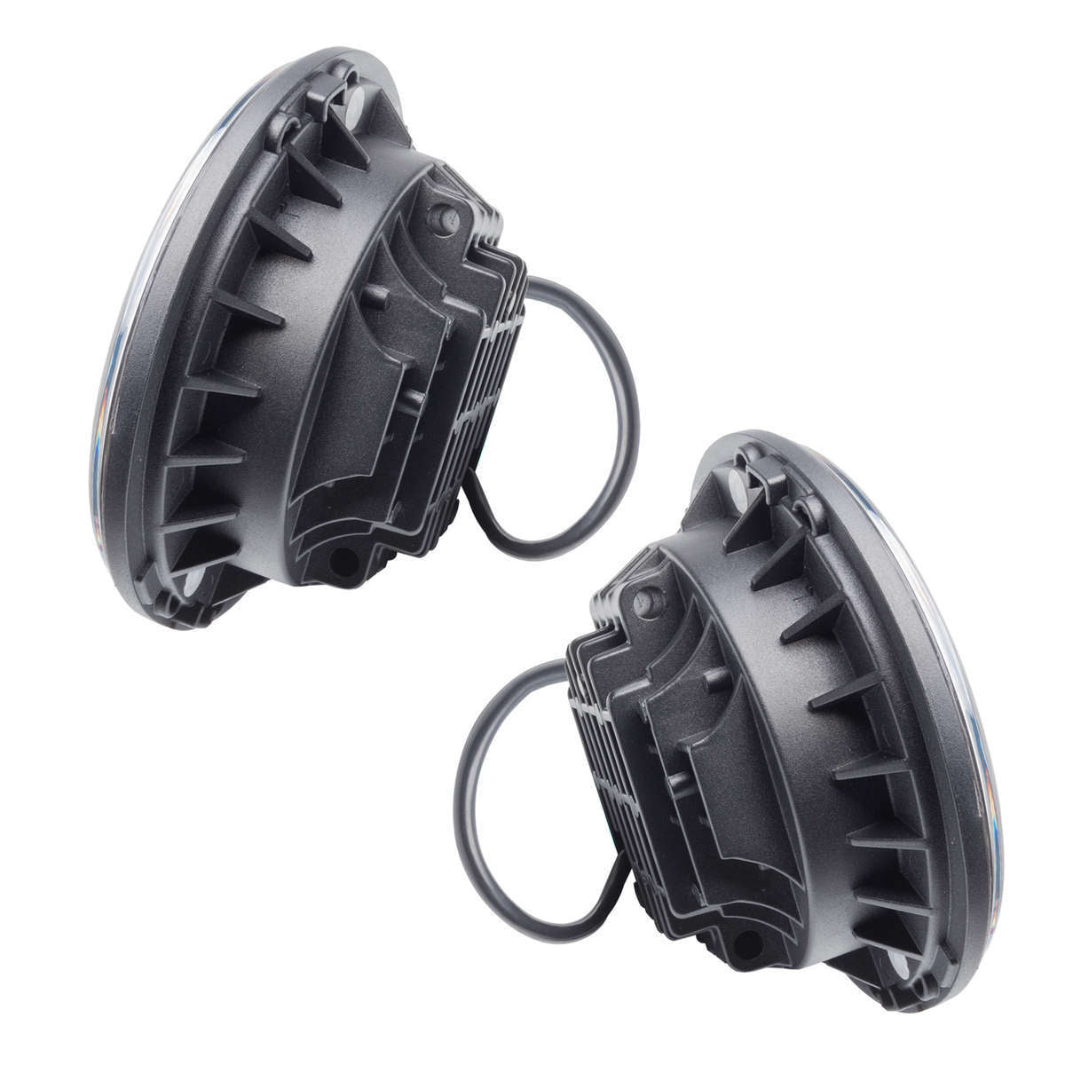Oracle Lighting 7in LED Headlights No Halo Black Bezel MPN ORA5769-504 For Jeep Wrangler JK 2007-19