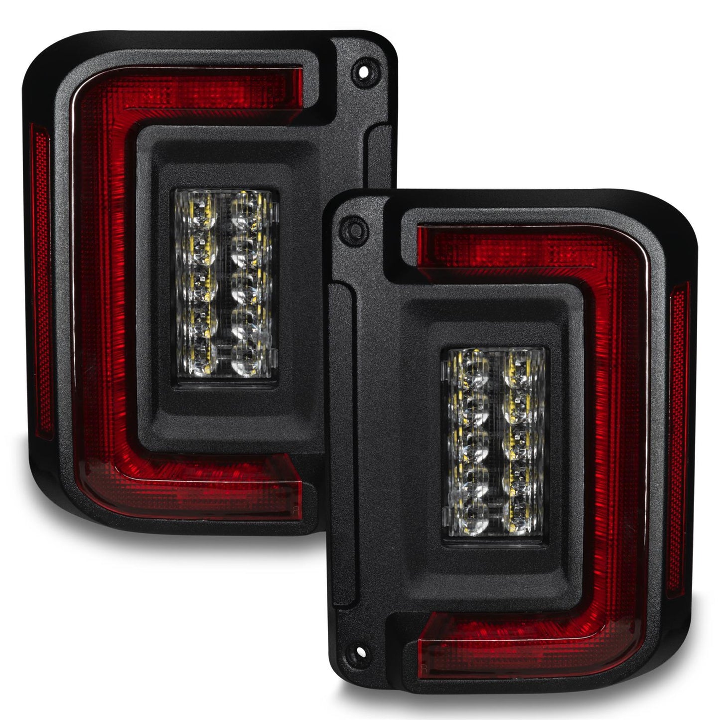 Oracle Lighting 07-17 Jeep Wrangler JK Flush Mount Tail Lights MPN ORA5891-504 For Jeep Wrangler JK 2007-17