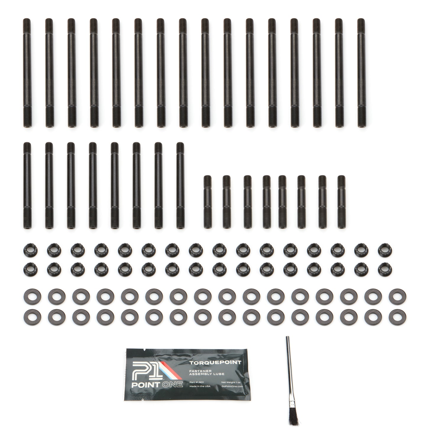Point One BBC 12Pt Head Stud Kit Use w/Dart Heads MPN P1FK001-H04E For Chevy