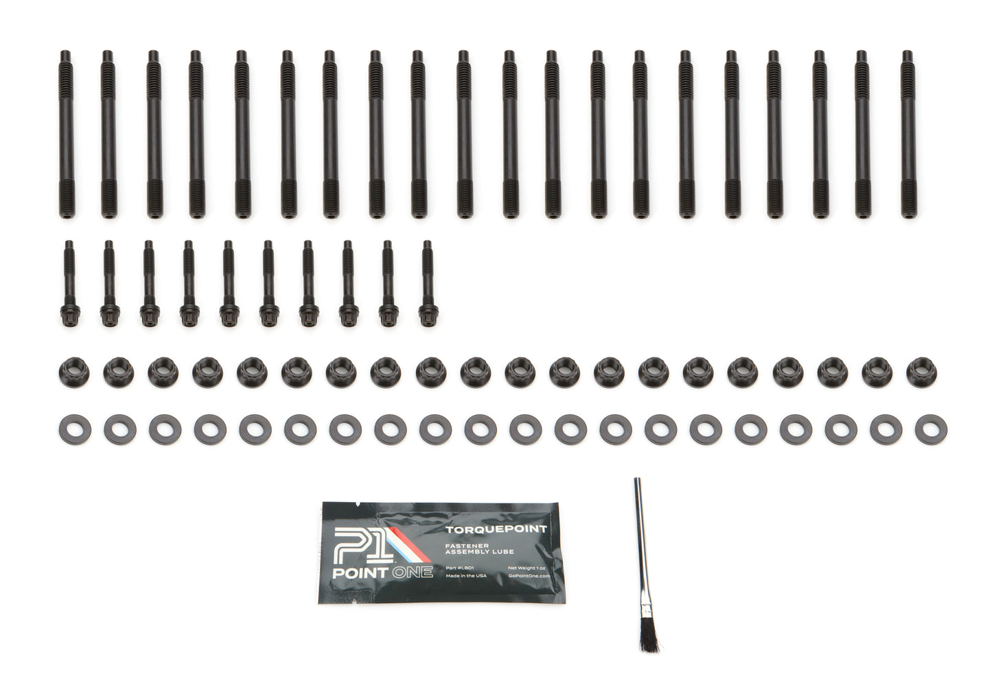Point One GM LS 12Pt Head Stud Kit Gen-3/Gen-4 2004 Later MPN P1FK003-H02E For GM LS-Series