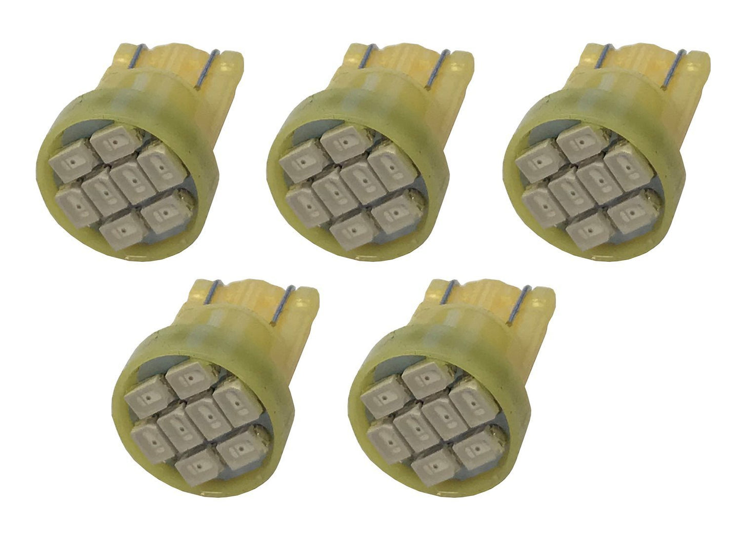 Pacer Performance T10 LED Amber Bulbs 5 Pack PCP20-100
