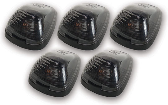 Pacer Performance Hi-Five Cab Roof Lights Smoke PCP20-235S