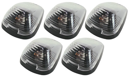 Pacer Performance Hi-Five Cab Roof Lights LED Clear PCP20-236C