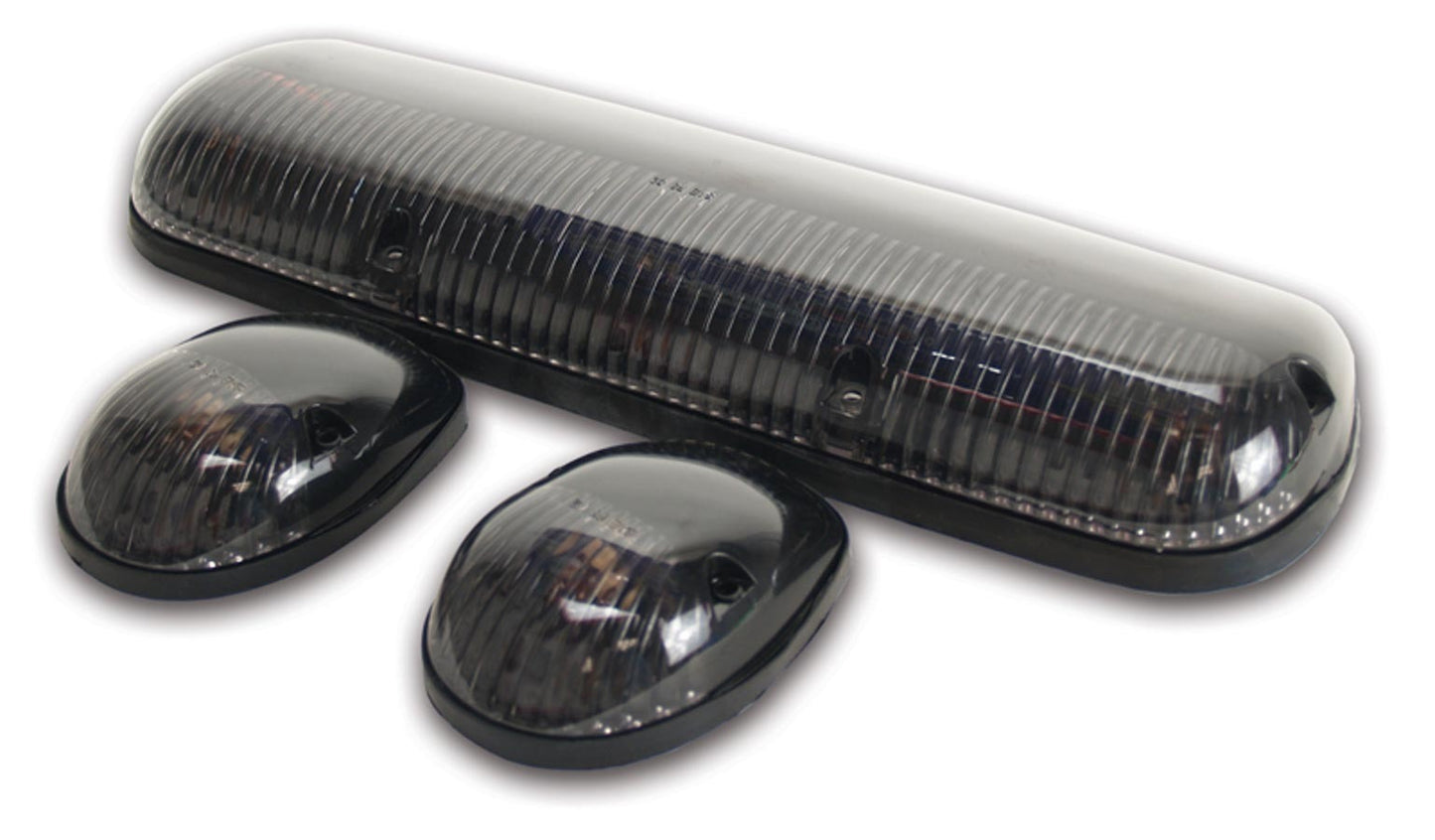 Pacer Performance Cab Roof Lights Smoke 02-06 GM P/U LED MPN PCP20-253S For GM 2002-06