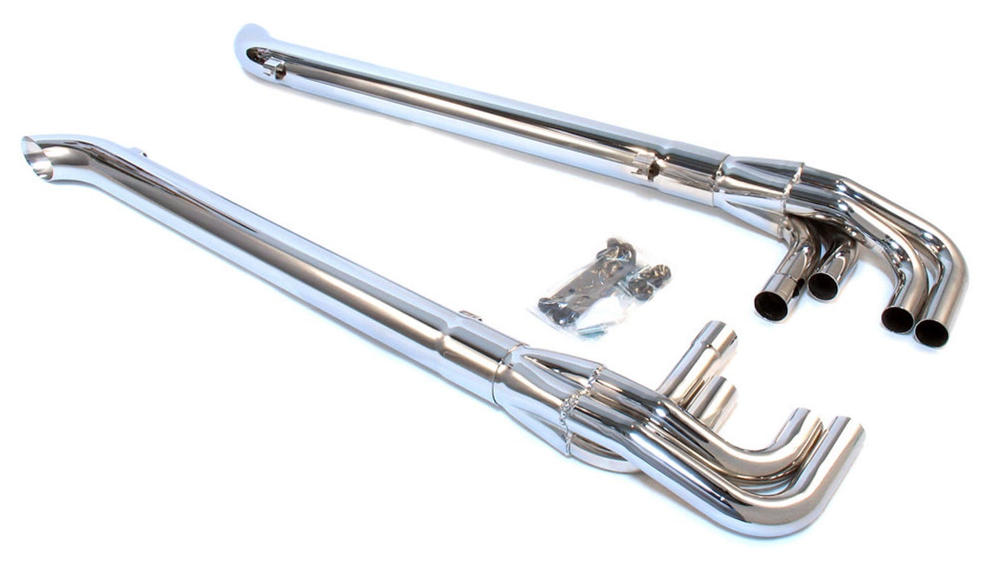 Patriot Exhaust Chrome Lake Pipes - 63in MPN PEPH1165 For Universal use