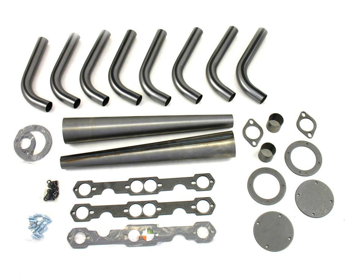 Patriot Exhaust SBC Lakester Weld-Up Kit 1-5/8in- 3-1/2in MPN PEPH8001 For Chevy