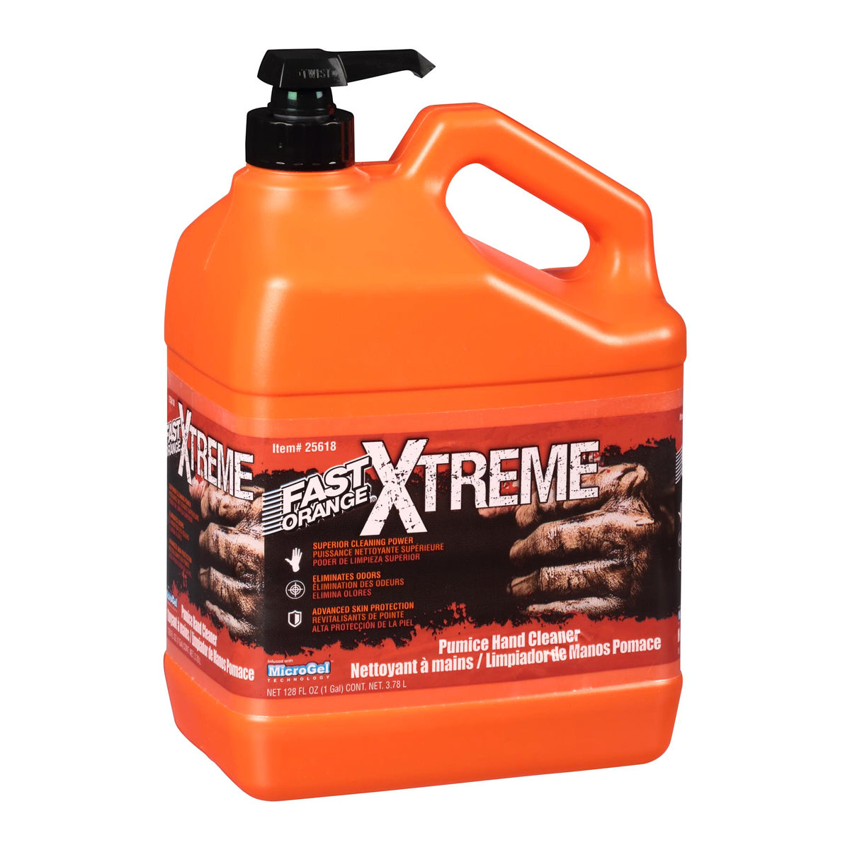 Permatex Fast Orange Hand Cleaner 1 Gallon w/Pump MPN PEX25618