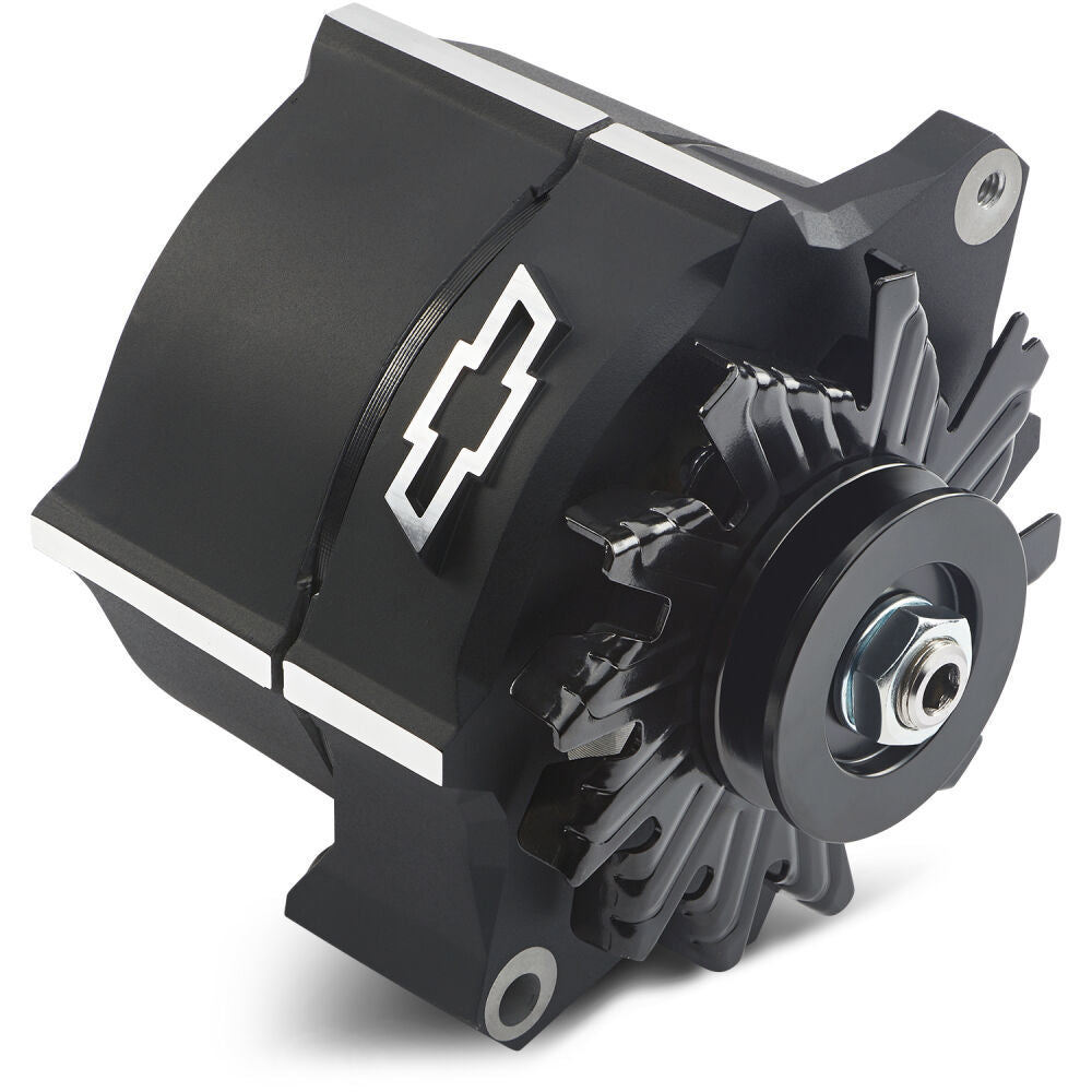 Proform Alternator Raised Bowtie Emblem Black Crinkle PFM141-146