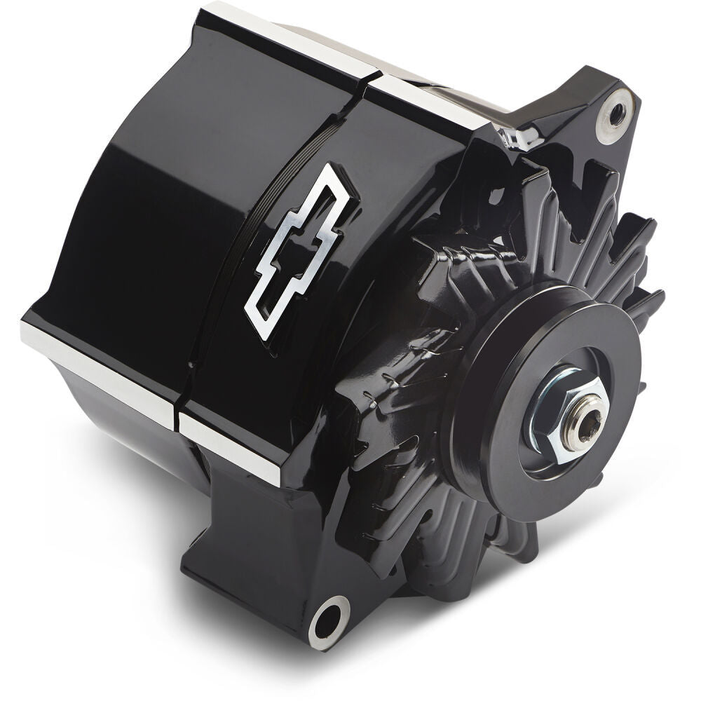Proform Alternator Raised Bowtie Emblem Black PFM141-147