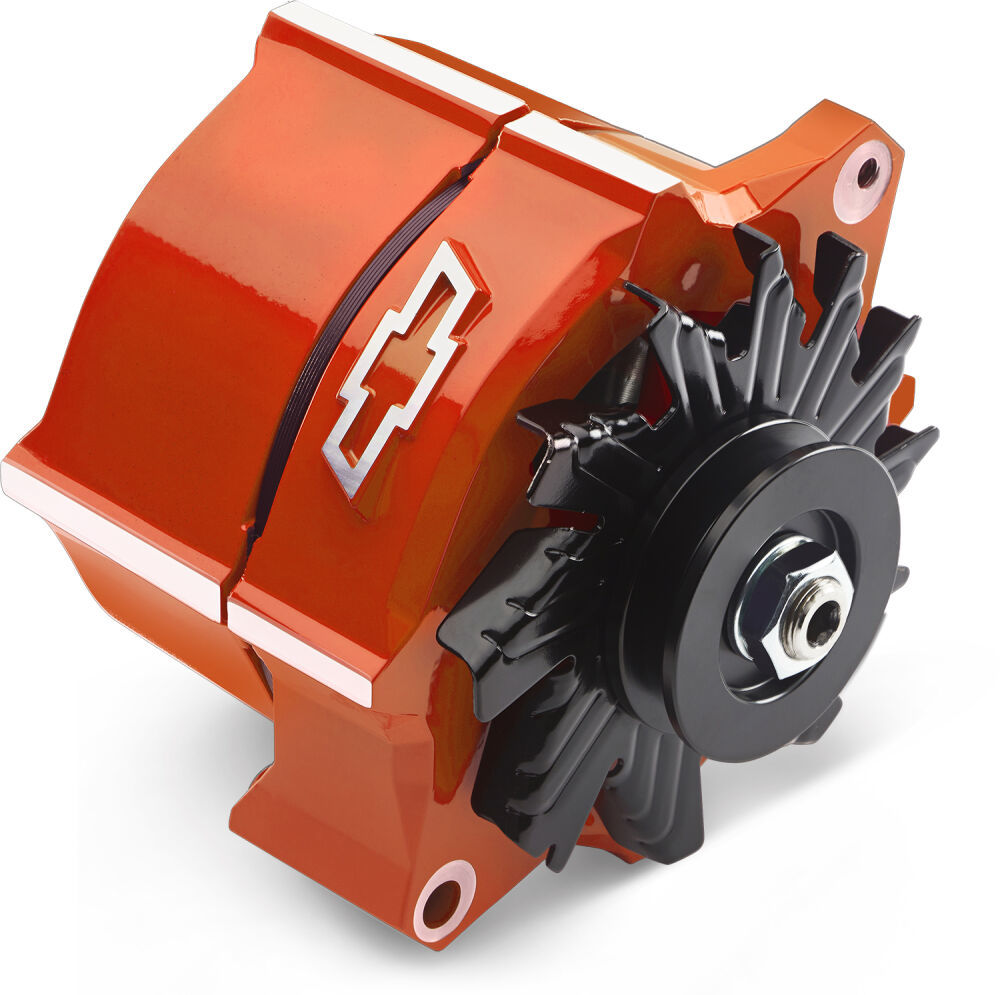 Proform Alternator Raised Bowtie Emblem Orange PFM141-148