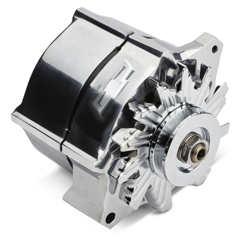 Proform Alternator Raised Bowtie Emblem Polished PFM141-151